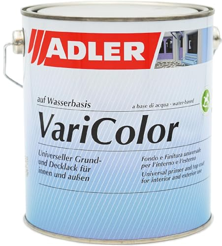 Buntlack Acryllack ADLER Varicolor in vielen Farbtönen, wasserbasiert 2,5l RAL1021 Rapsgelb Rapsgelb
