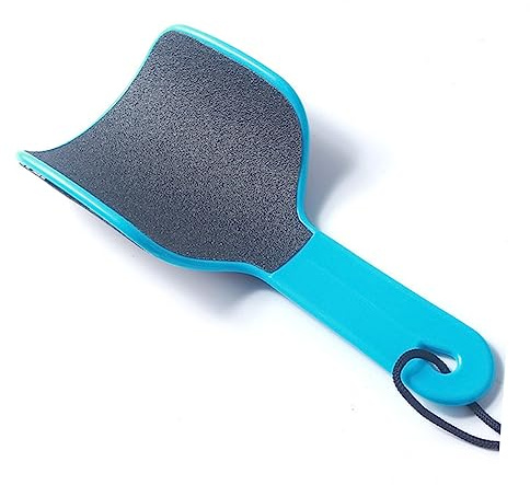 Pies Doble Cara, Removedor de Callosidades 2 Piezas | Plástico y Esmeril, Mango Ergonómico, Lavable y Reutilizable, Uso Doméstico o Profesional Color Aleatorio