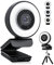 WeBcam, HD Webcam 4k 30fps With Adjustable Ring Light And Microphone, Autofocus Webcam With Privacy Cover For Conferencing, Live Streaming, Recording ,for Live Streaming, Video Calling, Conferences