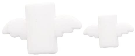 FELTECHELECTR 2pcs Cable Saver Cover for Usb Charging Data Cords Cartoon Wing Style Cable Protector to Keep Cord Neat and Tangle for Mobile Devices