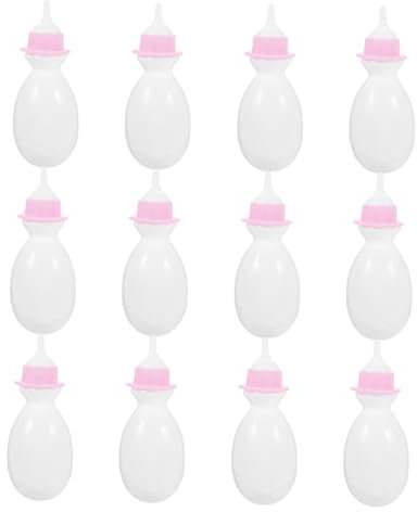 MUSISALY Puppenflaschen-Set Babypuppenflaschen Miniatur Puppenhaus-Spielzeug Kinder-rollenmodell Simulationsflaschenspielzeug Kleine Fütterungsflasche