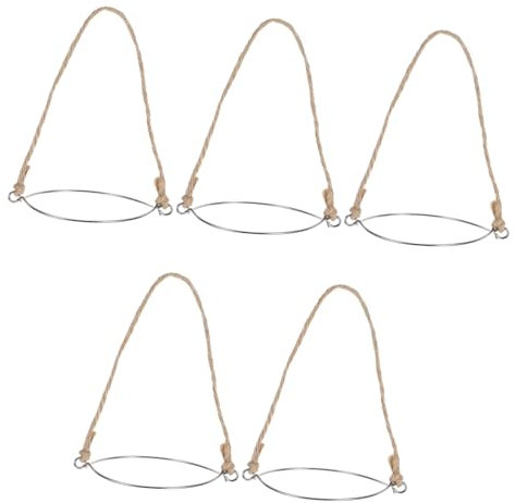 Alipis 5piezas Asas De Alambre Para Tarros De Conservas De Resistente y Fácil Instalación Asas Colgantes Para Tarros De Boca Ancha Aptas Para Uso Casa y Exteriores