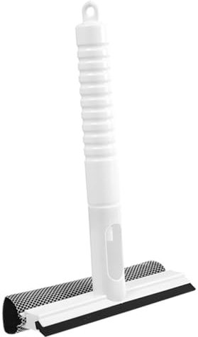 Beatifufu Household Glass Cleaning Tool with Spray Multi Functional Window Wiper for Streak Cleaning Ergonomic Handle Rotatable for Home Bathroom Use