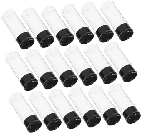 Ipetboom Lot De 30 Pots à Épices En Plastique Transparent 100 Ml Avec Couvercles à Charnière Doseurs, Récipients Hermétiques Cuisine Pour Assaisonnements Et Conservation, Pour Organisation Et Voyage | Couvercles Noirs à Vis, pour Poudres et Condiments, Rangement Léger en Lot de 30