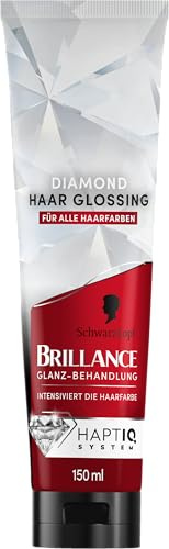 Brillance Traitement de brillance, glossing Diamond transparent (150 ml), glossing pour les cheveux intensifie chaque couleur de cheveux, peut être utilisé comme un masque capillaire