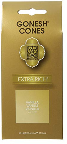 Gonesh Extra Rich Vanilla Incense Cone