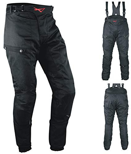 A-Pro Pantaloni 3 Strati Moto Tessuto Cordura Impermeabile Sfoderabile Lady Donna 30