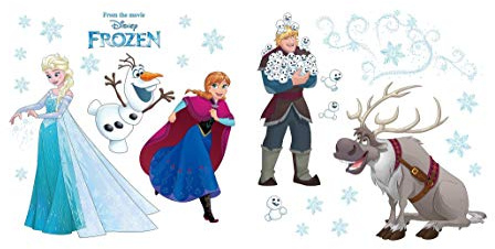 Komar Window-Sticker Frozen Snowflake 31 x 31 cm, 2 Bogen