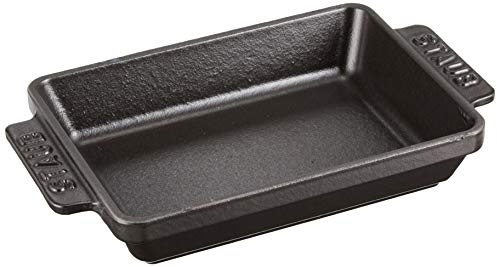 STAUB Sur la Table Minis Piatto da Forno in Ghisa, Nero, 15 cm