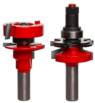Freud 99-764: 1-11/16 (dia.) Premier Adjustable Rail & Stile Bit with 1/2 shank (bevel), 3-3/4 overall length