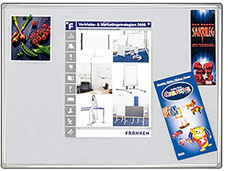 Franken PT830312 Filztafel Pro, 120 x 90 cm, grau