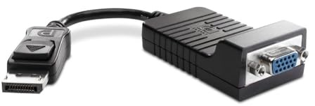 HEWLETT PACKARD HP F7W97AA DisplayPort auf VGA Adapter schwarz