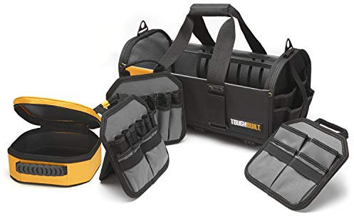 TOUGHBUILT TOU-81-18 18-Inch Modular Tote - Black/Yellow