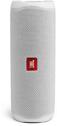 JBL Flip 5 Portable Waterproof Bluetooth Speaker with Rechargeable Battery, Compatible with PartyBoost, Steel White