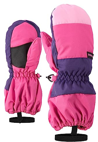 Ziener Unisex – Babys LIWI Skihandschuhe für Kinder, pop pink, 116