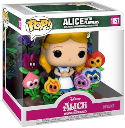 Funko Pop! Deluxe: Alice 70th– Alice mit Flowers - Alice in Wonderland - Vinyl-Sammelfigur - Geschenkidee - Offizielle Handelswaren - Spielzeug Für Kinder und Erwachsene - Movies Fans