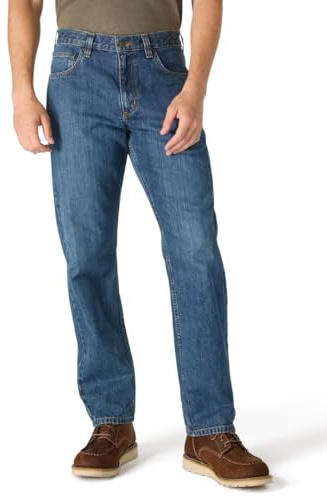 Carhartt Men's Relaxed Straight Jean, Bay, W38 x L32