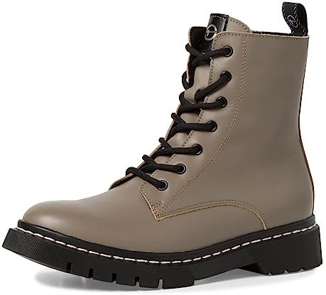Tamaris Damen Schnürstiefel Blockabsatz; SAGE/grün; 38