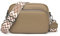 TIAASTAP Damen Handy Umhängetasche Echtes Leder Crossbody Bag Damen Handytasche zum Umhängen, Umhängetasche Damen Klein Moderne Taschen mit Breitem Schultergurt u 3 fächern