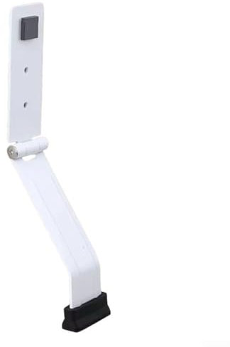 Kickdown Türstopper, Metall-Türstopper, robuster Türstopper, Bodentüröffner, Stopper für Zuhause, Büro (weiß)