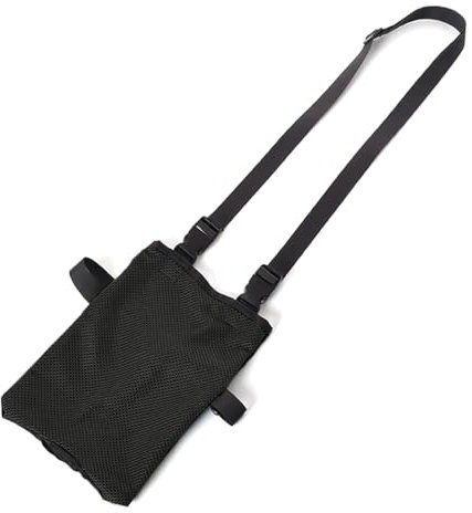 SUJEBKC Urin Drainage Bag Holder, Concealed Catheter Bag Hanging Bag, Breathable Mesh Hanging Bag mit verstellbarem Gurt für Zuhause, Outdoor, Rollstuhl und Bett
