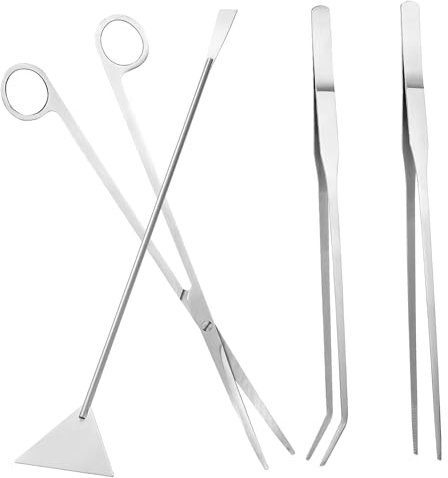 SEWOART 1satz Aquascaping Werkzeuge Für Aquarien Schaufel Und Pinzetten Für Pflege Von Wasserpflanzen Und Terrarien Teiliges Kit Für Präzises Dekorieren Und Reinigen