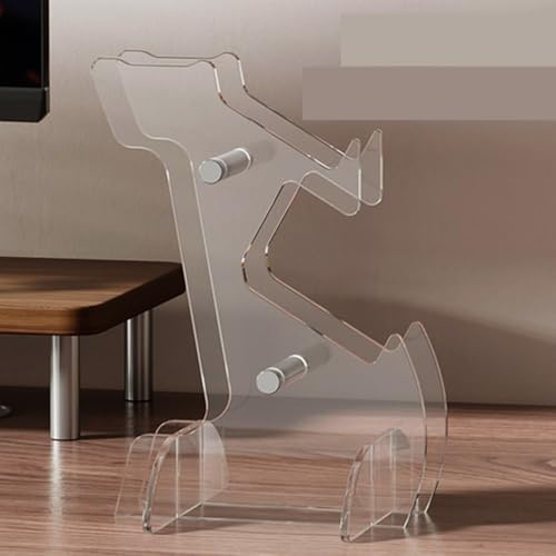 Loopunk Kopfhörerständer, Acryl, dreistöckig, Headset-Konsolenhalter, Gaming-Kopfhörerständer, Gaming-Controller-Halter für Schreibtisch, Universal-Aufbewahrung, Organizer, Kopfhörer, Controller,