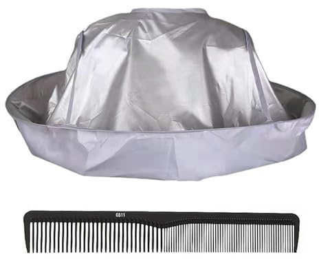 1 Capa De Peluquería Y 1 Peine De Peluquería, Accesorios De Peluquería, Peine De Plástico, Peine Resistente A Altas Temperaturas, Capa De Peluquería Impermeable