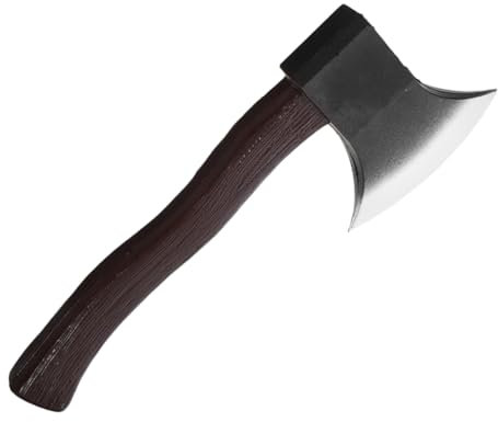 EXAOMBLE Fausse Hache Halloween Jouet Hache PU Accessoire De Costume Réeliste sans Bords Tranchants Léger