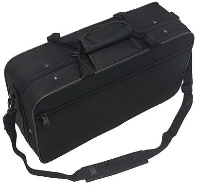 WESIEVYA Funda Portátil Para Clarinete Con Relleno Acolchado Bolsa De Lona Resistente y Mochila Con Asas Reforzadas Para Proteger Durante Viajes y Uso Diario