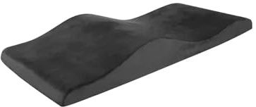 LUKYWANG Matelas Table De Massage Surmatelas en Mousse for lit de Cils, Mousse Haute densité, Doux au Toucher, étireur de Cils, surmatelas de lit de Massage incurvé Coussin Massage(Black)