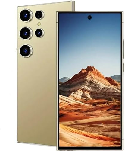 FOXIONO Android Smartphone Ohne Vertrag 8GB+64GB/256GB TF Handy Günstig, 6.52 HD+ Handy Ohne Vertrag,4000mAh Simlockfreie Handys, 13MP+5MP, Dual 4G (Gold)