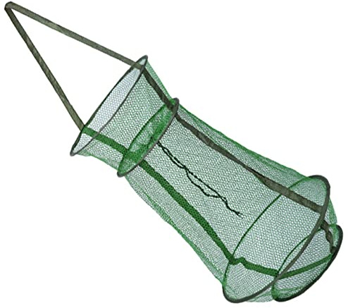 Milisten Cestino Di Pesce in Nylon Pescare Pesca Nel Cestino Del Pesce Trappola Da Pesca Pieghevole Accessori Per La Pesca Cestino Della Trappola Per La Pesca Cestino Per Pesci Pieghevole