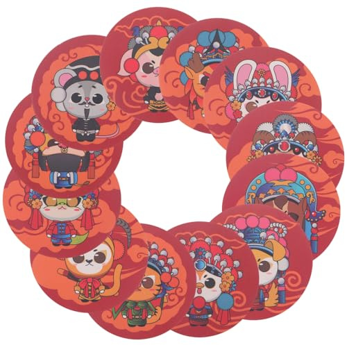 Potty Training Sticker Red Paper Color Changing Zodiac Decal | Cute Cartoon Patterns, for Baby Potties and Toilet Seat Use, Supports Independent Bathroom Habits
