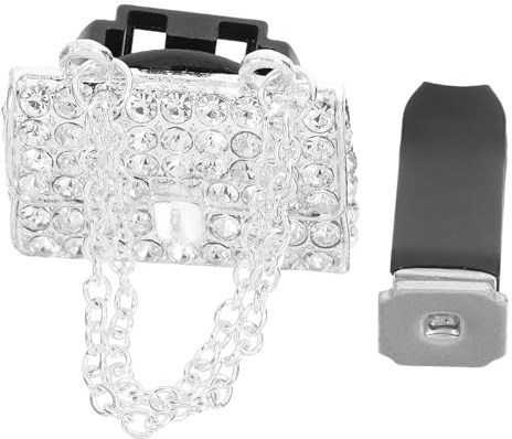 Abaodam Auto Duftclip Silber Autoduft Vent Clip Design Langlebiger Auto Lufterfrischer für Innenraumdekoration Stabiler Duftspender für Frische Atmosphäre