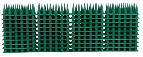 DEARMAMY Kit 10 Set Punte Anti-piccioni in Plastica Resistente per Recinzioni, Balconi e Davanzali, Dissuasore Uccelli per Edifici Agricoli e Industriali, Protezione Contro Invasione