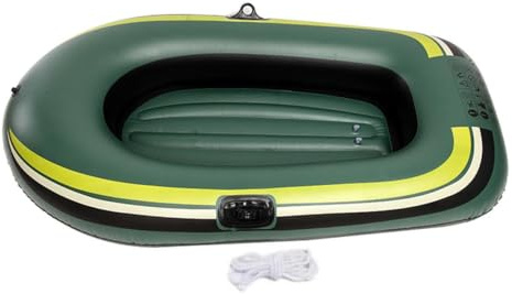 Uppblåsbar fiskebåt – 1 person förtjockad halkfri fiskebåt för pool, sjö, flod, docka, vattensporter, utomhusaktiviteter, sommarsolbränning, båtutforskning