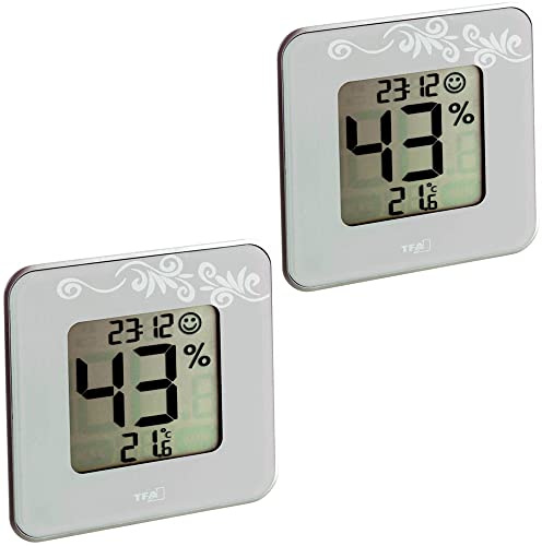 Sparset Thermo-Hygrometer TFA 30.5021 Style (2 x hellgrau)