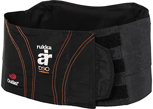 Rukka D3O Lower Nierengurt Rückenprotektor, schwarz, L