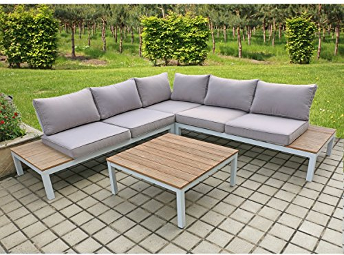 Gravidus 4-teiliges Lounge-Set mit Sitz- und Rückenkissen