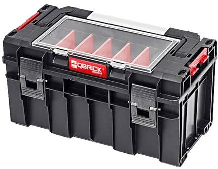 QBRICK Werkzeugkasten SYSTEM PRO 500 | QBRICK, modulare Werkzeugbox mit großem Stauraum für Handwerk und Werkstatt