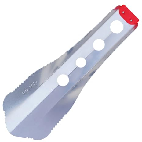 BoglerCo Ultralight Backpacking Trowel, 0.48 oz (13.5g) (Red)