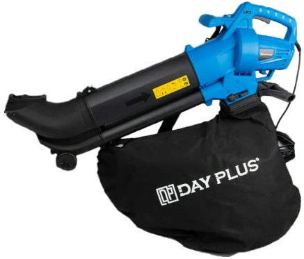 3500W Leaf Blower Electric Garden Vacuum Van Mulcher,3 in 1 Garden Leaf Blower,10:1 Shredding Ratio, 35 Litre Collection Bag,Automatic Mulching Compacts Leaves in Bag with 10m Cable