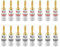 Nakamichi Excel Series 24k Gold Plated Banana Plug 12 AWG - 18 AWG Gauge Size 4mm for Speakers Amplifier Hi-Fi AV Receiver Stereo Home Theatre Audio Wire Cable Screw Connector 16 Pcs (8-Pairs)