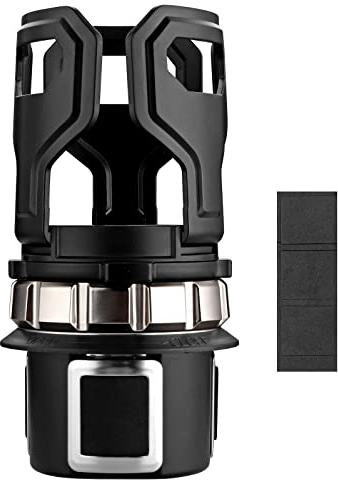 AUTOUTLET Versatile Round Cup Holder Expander, Adjustable for Diameter 7.1-9.5 cm, Securely Holds Cups, Water Bottles, and Travel Mugs in Your Car