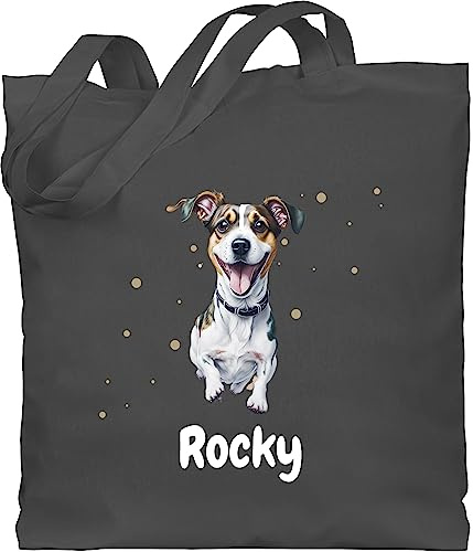 Geschenk mit Namen personalisiert by Shirtracer - Baumwolltasche - Hunde - Jack Russel Terrier - Hundebesitzern Geschenk