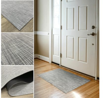 Tadi & Imperio1979 Alfombra Vinilo Trenzado - Alfombra Vinilica 40x40 - Alfombra Exterior - Alfombra Cocina - Alfombra Vinilica Cocina - Alfombra Salon - Alfombra recibidor