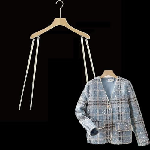 Elitix Mannequin Kleiderbügel Kleiderbügelstange aus Metall, Verstellbar und Beweglich, Kleiderbügel In Körperform für Fotografie/Garderobe, Kleiderbügelständer in Form Einer Schaufensterpuppe(Women)