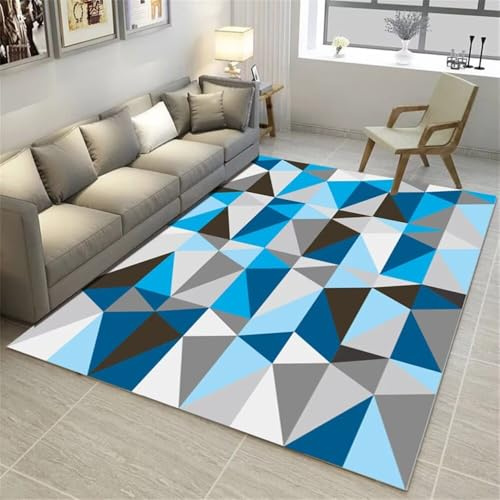 RUGMRZ Flokati Teppich Moderne minimalistische Wohnzimmer Sofa Schlafzimmer Dekoration, rutschfest und einfach zu warten Teppich Läufer rutschfest Teppich Für Kinder Kinder Teppich 160X200CM