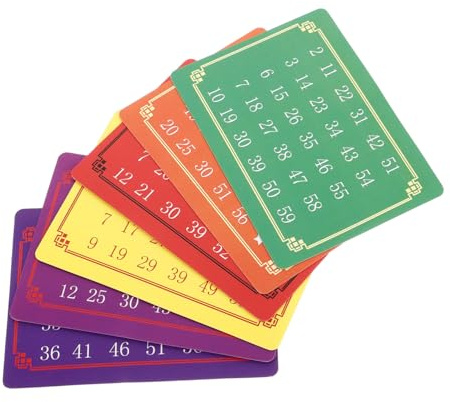 ifundom Previsión y Juegos Telepáticos Numéricos, 5 Juegos de Barajas para Trucos, Juguetes Mentales y Utilería Escénica